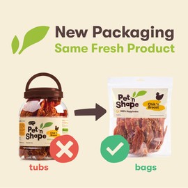 Pet 'n Shape Chik 'n Breast Jerky Dog Treats - 2 Pound