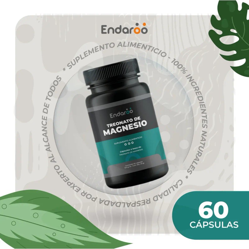 Treonato Magnesio 500 Cápsulas