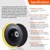 SOSINYA Sanding Discs Set: Sanding Disc 125 Velcro with M14