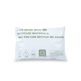 Owlpack Eco Friendly 2 MIL White Recycled Mailers (5" x 7", pack of 100)