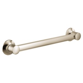 Moen YG0312NL Flara 12-Inch Designer Grab Bar, Polished Nickel