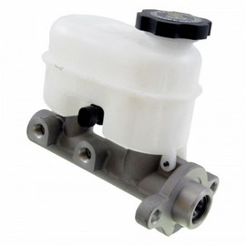 KarParts360 For Oldsmobile Bravada 2002 2003 2004 Brake Master Cylinder | Aluminum | 1 Inches Bore Diameter | 1/2-20 Rearward Outlet Size | With Sensor | With Reservoir | 2 Pieces Outlets | 18044393