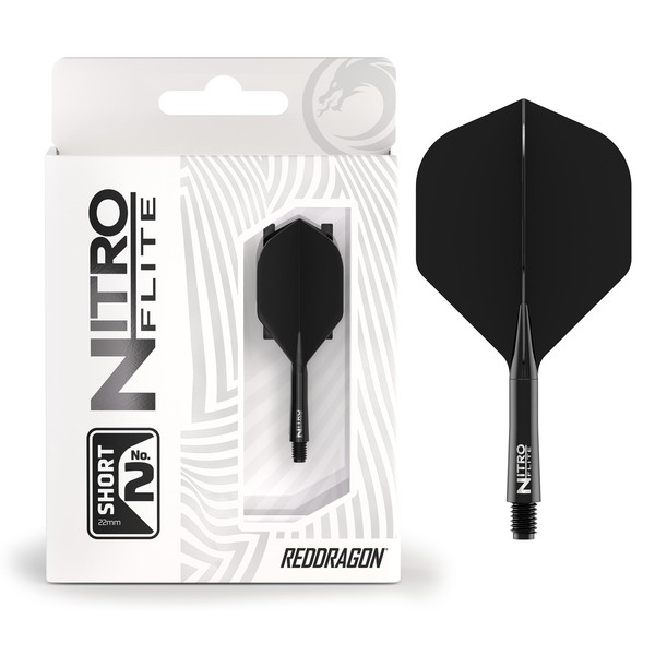 RED DRAGON Darts - Nitro Flite Integrated Flights & Shafts