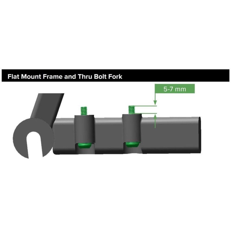 SRAM Bracket Mounting Bolts Stainless T25 42mm 2 Pcs Flat