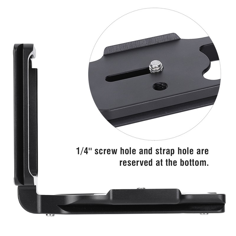 Aluminium Alloy L shape Quick Release Plate Lateral Vertical shooting