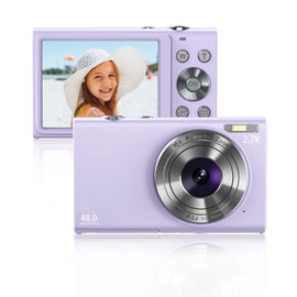 Zostuic Digital Camera, 1520P Autofocus Compact Camera FHD 48MP Photo Camera Vlogging Camera with 2.8 Inch Screen, 32GB Memory Card, 16x Digital Zoom, Portable Mini Camera for Kids, Teenagers