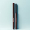 The Saem Three Edge Pencil Eyeliner BR01 0.25g, 02 Dark Brown, 1 pc. / 더샘 쓰리 엣지 펜슬 아이라이너 BR01 0.25g, 02 다크브라운, 1개