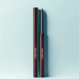 The Saem Three Edge Pencil Eyeliner BR01 0.25g, 02 Dark Brown, 1 pc. / 더샘 쓰리 엣지 펜슬 아이라이너 BR01 0.25g, 02 다크브라운, 1개