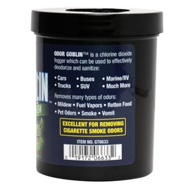 Gliptone Odor Goblin Chlorine Dioxide Fogger Odor Elimination System for Cars, Buses, Marine/RV, Trucks, SUV