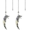 OMYZERO 12Inch Metal Wolf Ceiling Fan Pull Chain Extender with