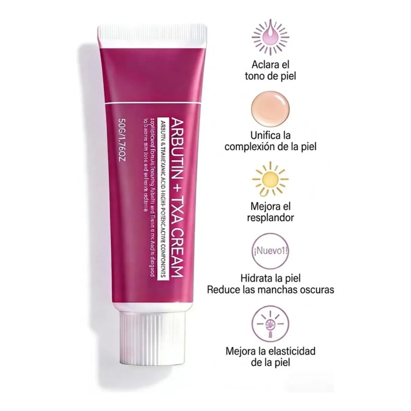 Crema Facial Despigmentante Ácido Tranexámico Arbutina