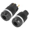 Monosaudio Pure Copper 24K GoldPlated Power Plug for Audio Power