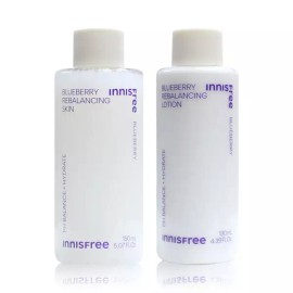 Innisfree 이니스프리 블루베리 리밸런싱 2종 스킨150ml+로션130ml 저자극 수분 토너 에멀전 Innisfree Blueberry Rebalancing 2-Set Skin 150ml + Lotion 130ml Low Irritation Moisturizing Toner Emulsion