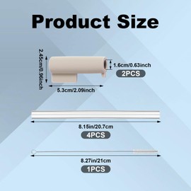 Straw Accessories Set for Brümate Era 40oz Tumbler, Including 2 Silicone Straw Covers 4 Reusable Straw Replacements 1 Straw Cleaner Brush 40oz Tumbler Straw Accessories BPA Free (Sand)