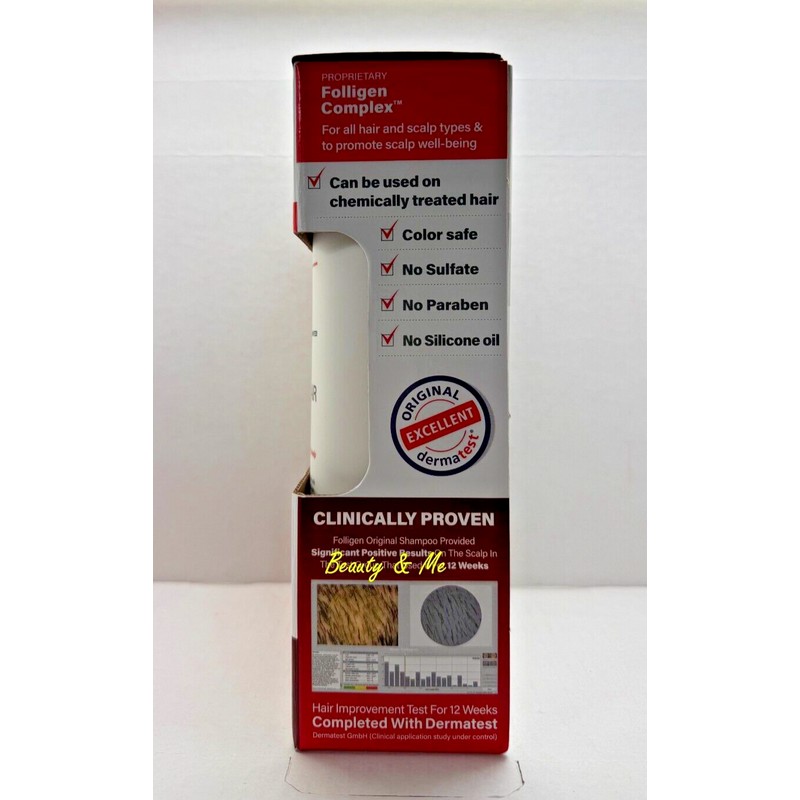 Dr. FORHAIR Folligen Original Shampoo, 2 Pack 25.36 fl oz