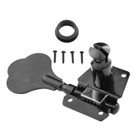 DIAO79NI 1R Vintage Open Gear Bass Tuner Machine Head for Jazz Precision Bass, Black