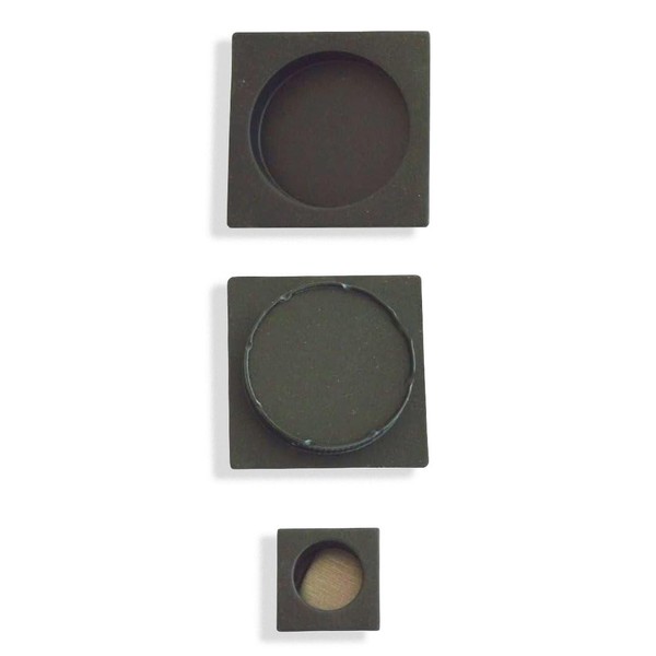 bricoleva.it Kit Sliding Door Lock Square Blind Rosette Without Lock