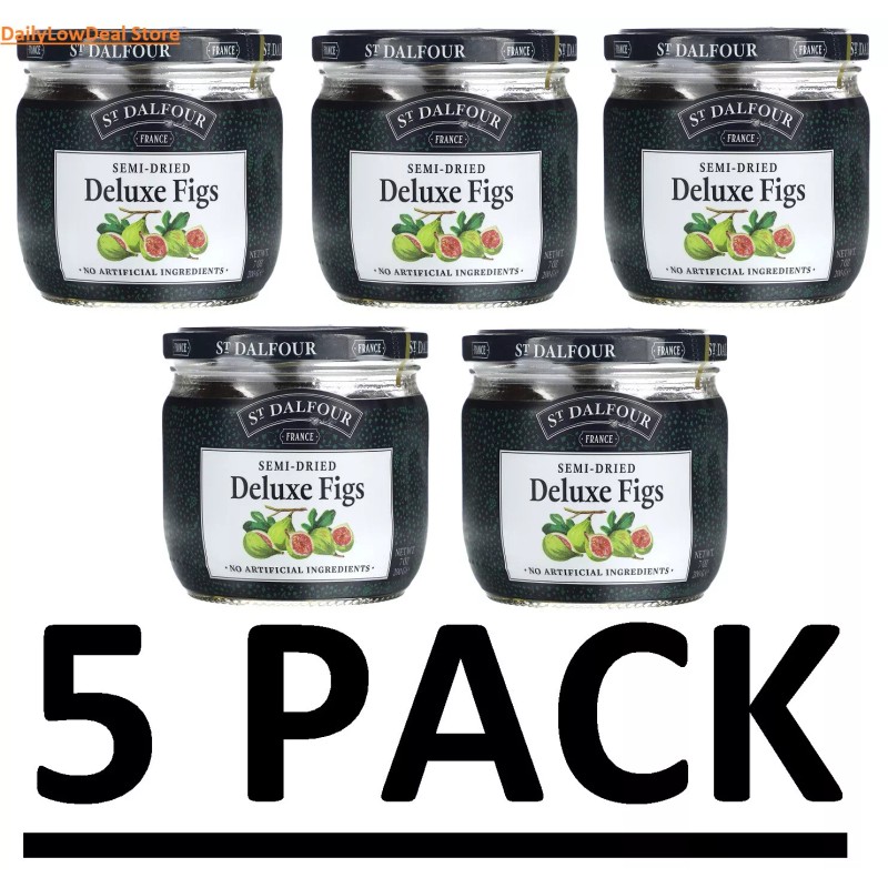St. Dalfour 5 PACK - St. Dalfour, Semi-Dried Deluxe Figs,