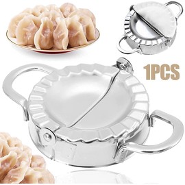 SKE Stainless Steel Dumpling Maker(Momos Maker) Dough Press Mould Wrapper Dough Cutter for Kitchen Making Tools
