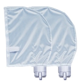 Paquete de 2 bolsas de limpieza de piscinas multiusos de repuesto para Polaris 360 380 limpiador de piscinas (cierre de velcro)