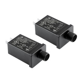 Unbranded 2Pcs 12V 1A Class 2 Power Supply LED Transformer Replacement for String Light