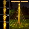 Christmas Tree Lights Waterfall, 9 Pieces 2 m 198 LEDs