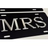 Diamond Etched Products Mr & Mrs Car Tag Set of