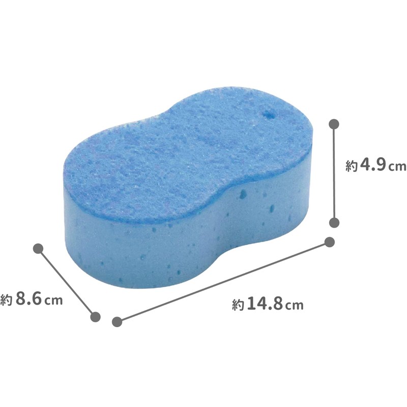 OHE Body Sponge, Height 5.9 x Width 3.5 x Thickness