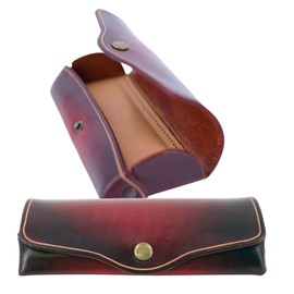 MIKA Unisex Glasses Case Rectangular Luggage Hand Luggage (Pack of 1), red, Rectangular