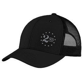 Mitchell Proffitt 2nd Amendment Black Trucker Cap