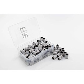 Spontaneous Beauty 100 PCS Premium Zebra Sanding Band (80 Grit, Zebra)