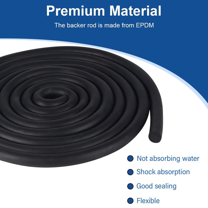 SDLDEER Backer Rod for Gaps and Joints 10mm x 5m,