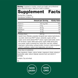 Standard Process Inc. Allerplex, Lung Health Support Supplement, Dietary Supplement with Vitamin A & Pneumotrophin PMG, Support Healthy Mucous Membranes, Supports Seasonal Challenges - 150 Capsules