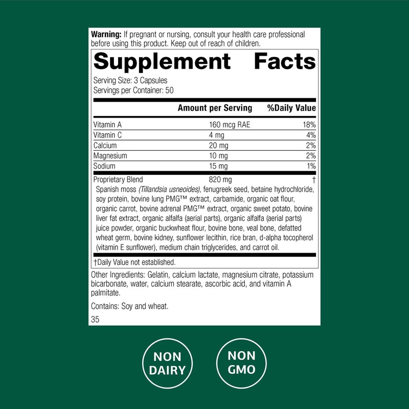 Standard Process Inc. Allerplex, Lung Health Support Supplement, Dietary Supplement