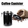 Stainless Steel Sealed Canister Coffee Bean Flour Sugar Container Holder