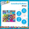 Scentos - Marcadores de punta ancha perfumados - 24 unidades
