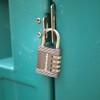FortLocks Padlock - 4 Digit Combination Lock for Gym Outdoor