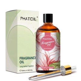 PHATOIL Japanese Magnolia Fragrance Oils for Diffuser, 3.38FL.OZ Diffuser Oils for Home, Perfect for Aromatherapy, Humidifiers, Yoga, DIY Candle and Soap Making - 100ml