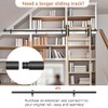 LKCBITION 12FT Extention Track for Sliding Library Ladder Hardware, Track