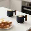 Gute Set of 2 Espresso Cups (Black)