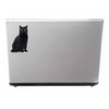 2 x 10cm Black Cat Vinyl Sticker Decal Laptop Tablet