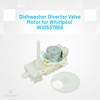 EvertechPRO Dishwasher Motor Replacement W10849439 Compatible with Whirlpool Motor, Fits