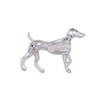 DOWAY Enamel Whippet Dog Brooch Pins Cute Whippets Dog Gifts