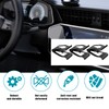 Augeny 10 PCS Dashboard Trim Clips, Metal Car Front Console