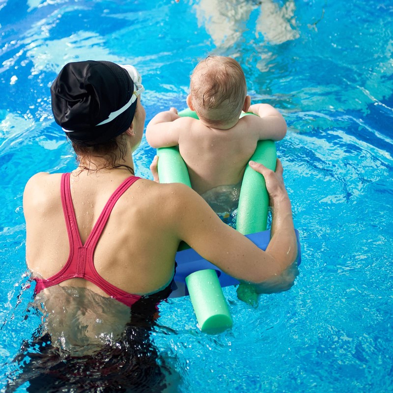 JISADER 2pcs Swimming Pool Noodle Connectors Foam Floats Swimming Training