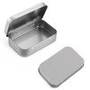 CHENLONB Tin Can Mini Box, Metal Storage Case, Small Storage