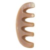 SAFIGLE Static Tooth Comb for Scalp Massage Natural Horn Hair