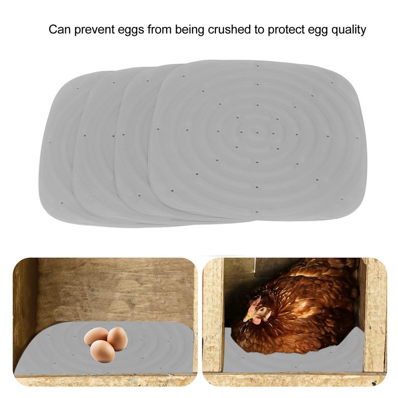 Heavy Duty Chicken Nest Box Pads, 4 Pieces Chicken Nest