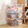 Citylife 7.8 QT 6 Pack Small Storage Bins Plastic Storage