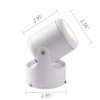 Kiven LED Accent Uplight w/Foot Switch， Handheld Sized Portable Spot